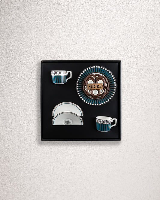 Teal 2 Espresso Cups