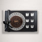 Quadrant Chocolate tray with 6 Arabic coffee cups