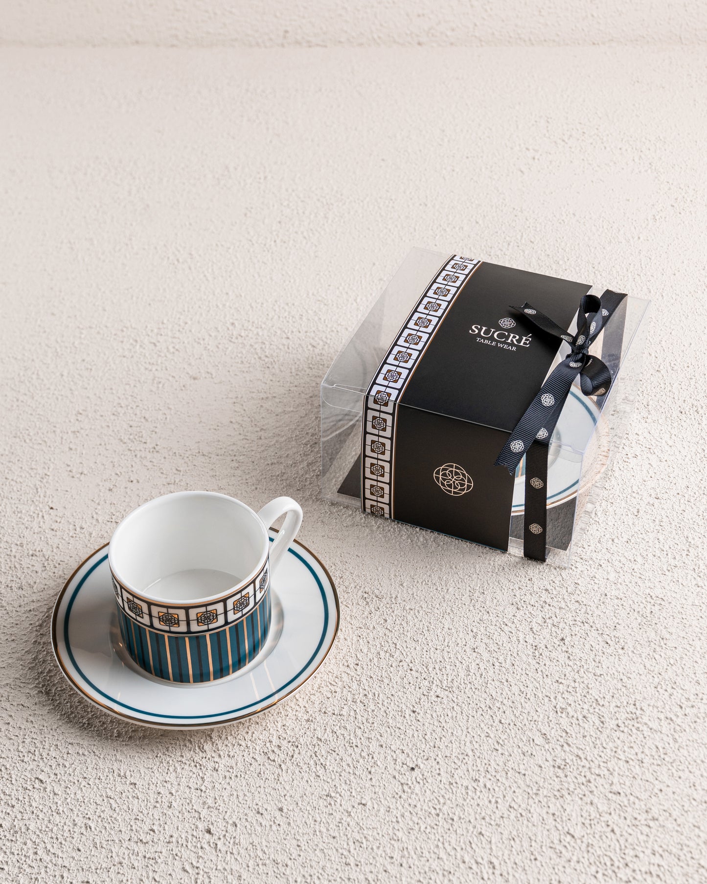 Teal Tea cup