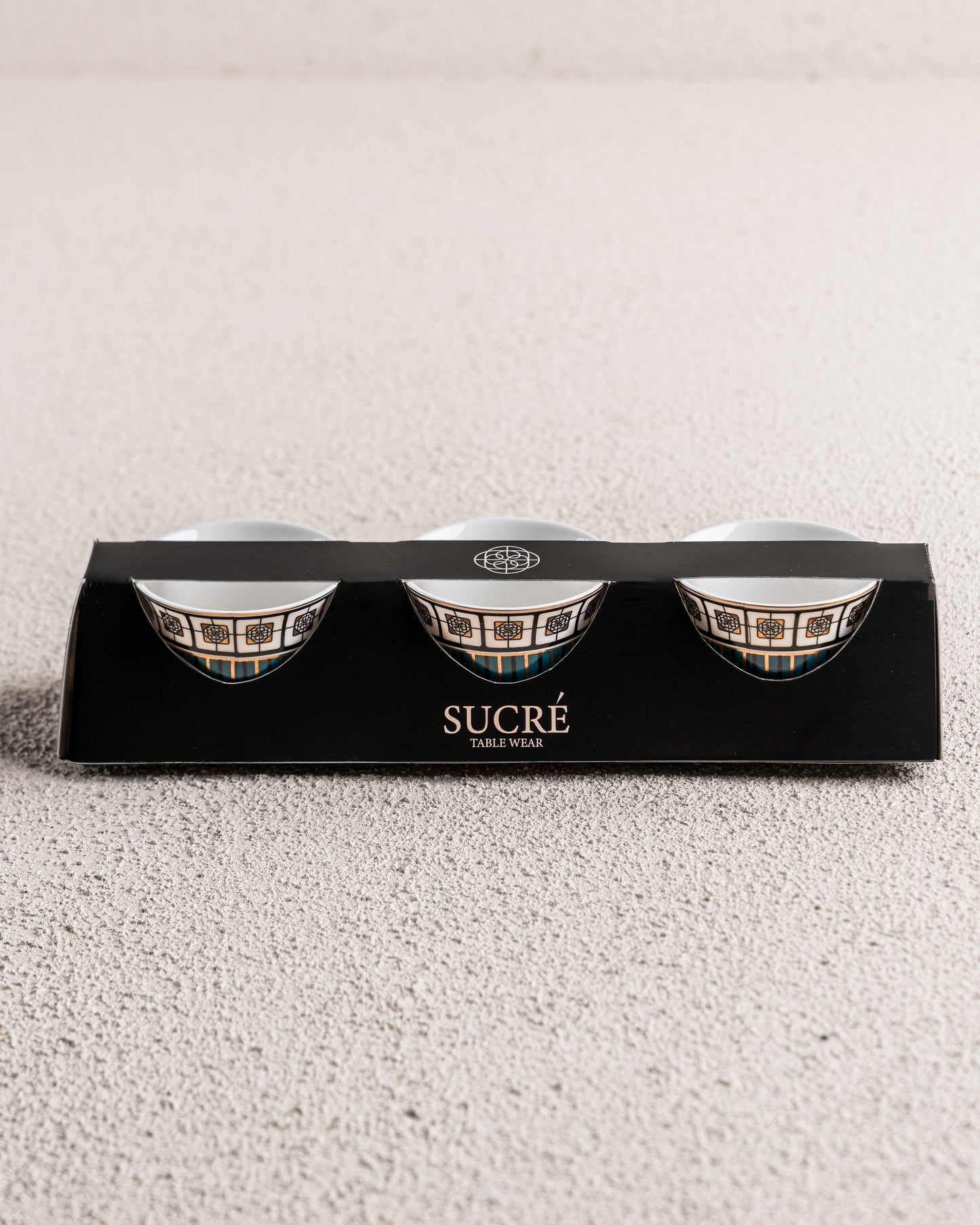 Teal Arabic coffee cups set