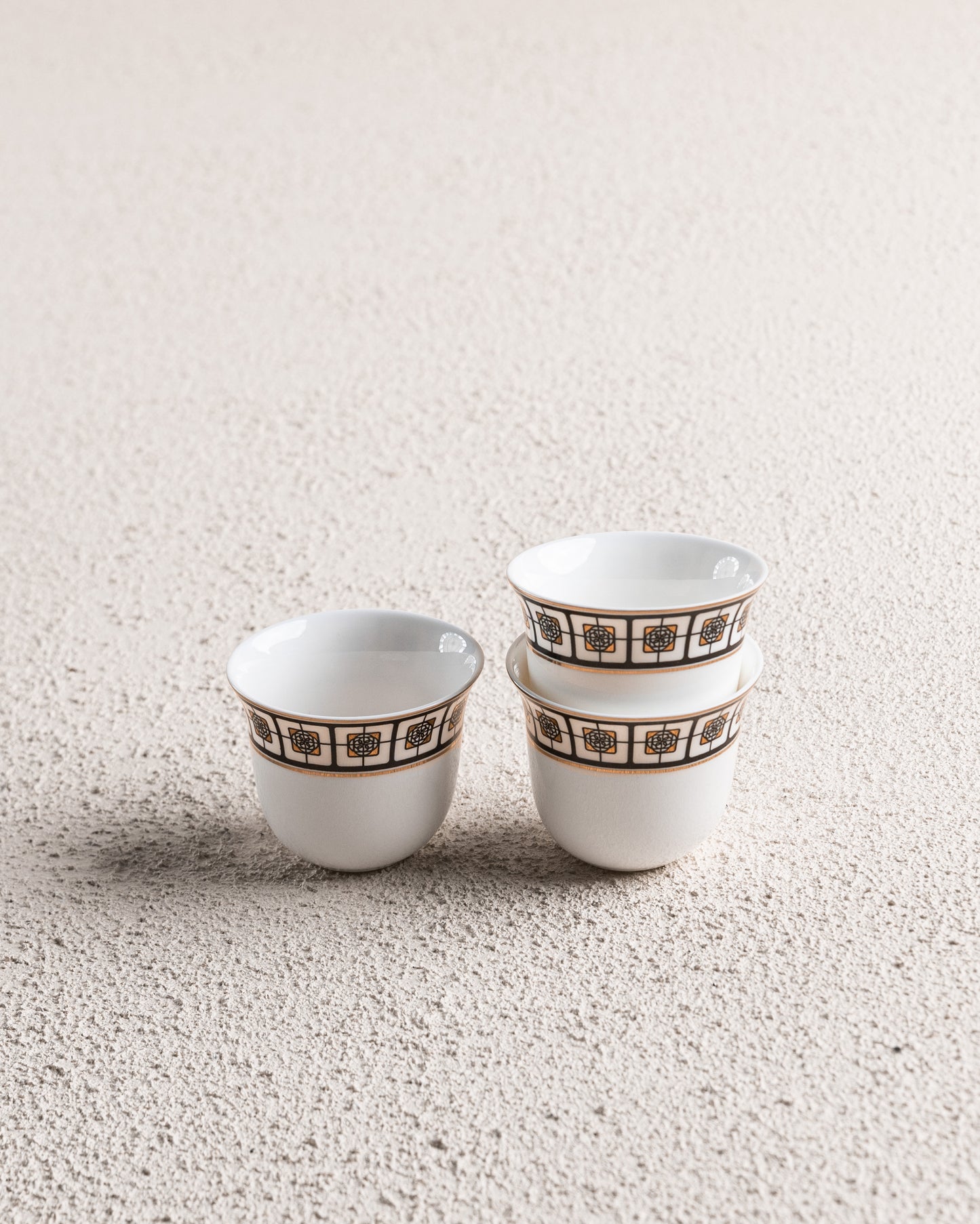 Quadrant Arabic coffee cups set