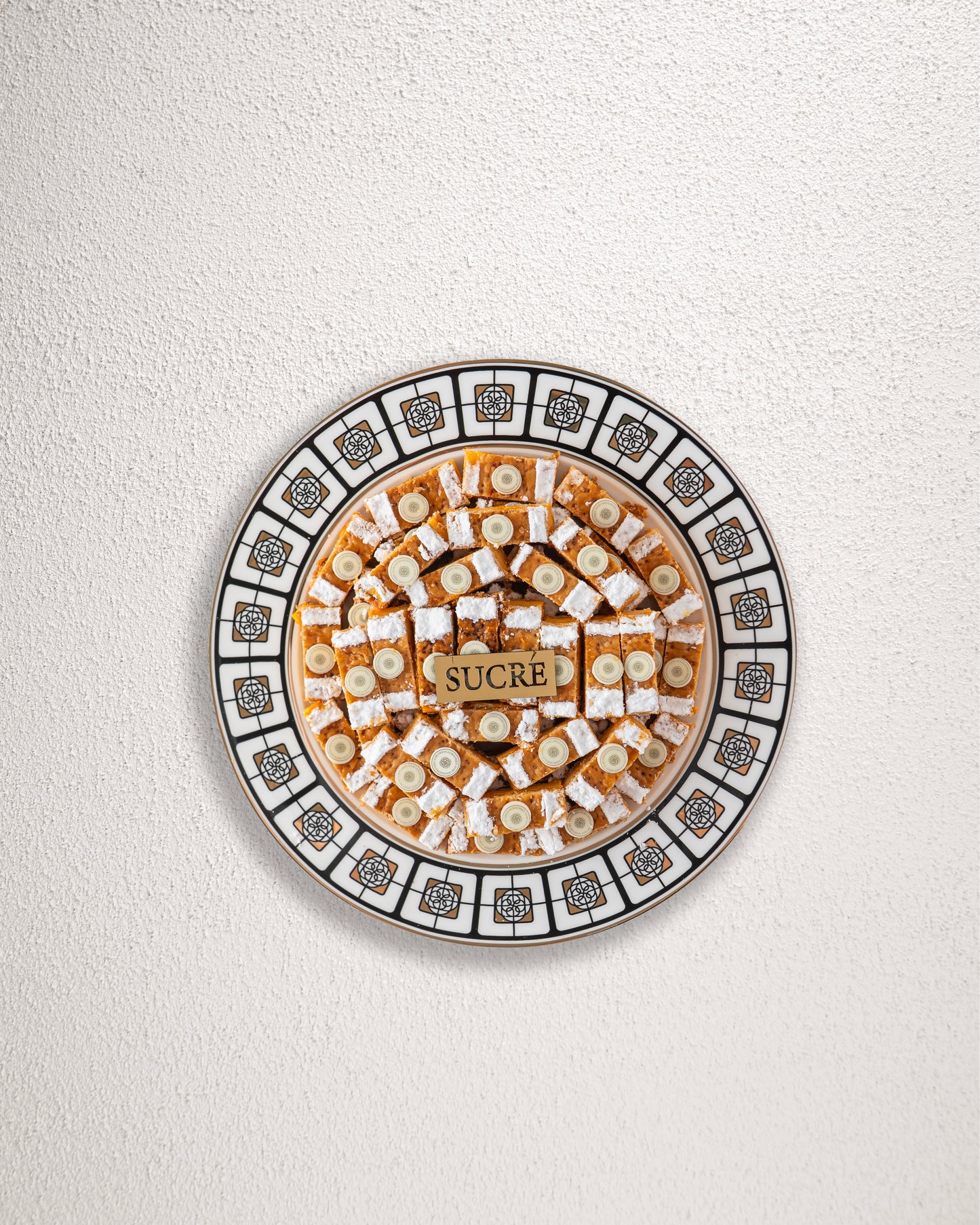 Quadrant Tray - Saffron Millefuille