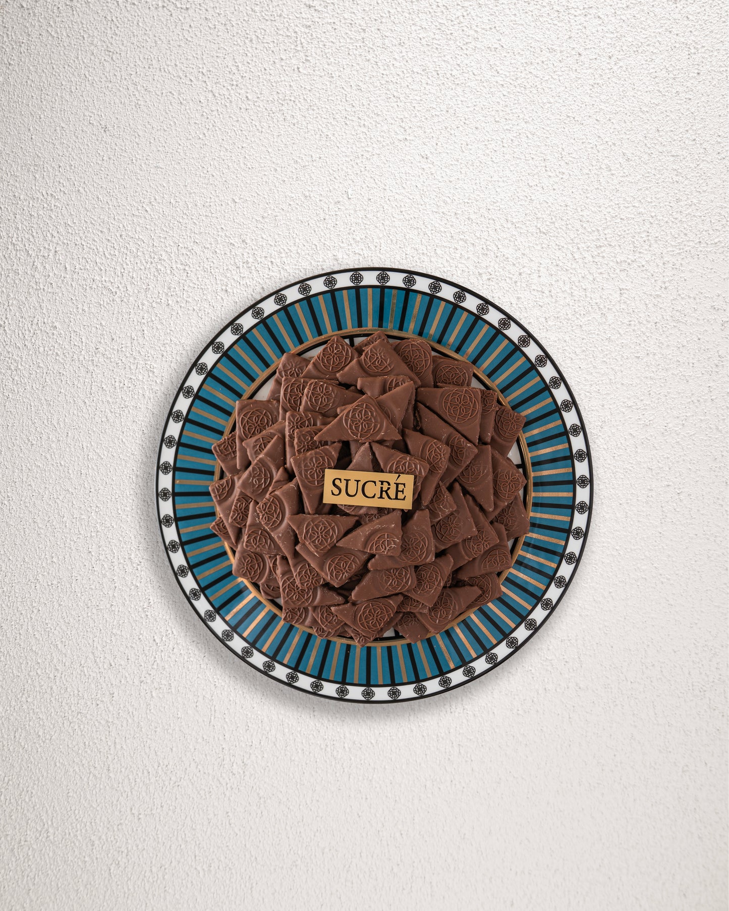 Teal Tray - Triangle Chocolate