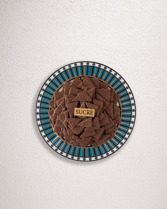 Teal Tray - Triangle Chocolate